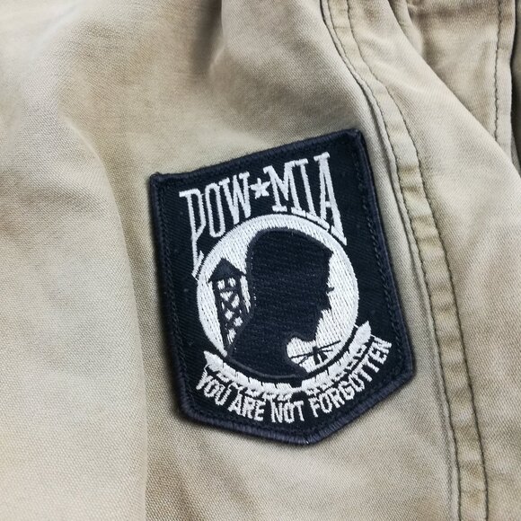 Vintage Abercrombie Fitch Pants Mens 34x30 Green Cargo Fatigues A1 Military - Picture 3 of 12